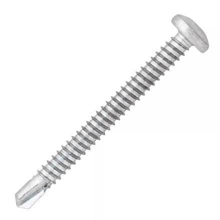 500 vis autop. acier zingué blanc - tête cylindrique - SQ- Ø4,8x19mm - SCELL-IT - TCQ48019