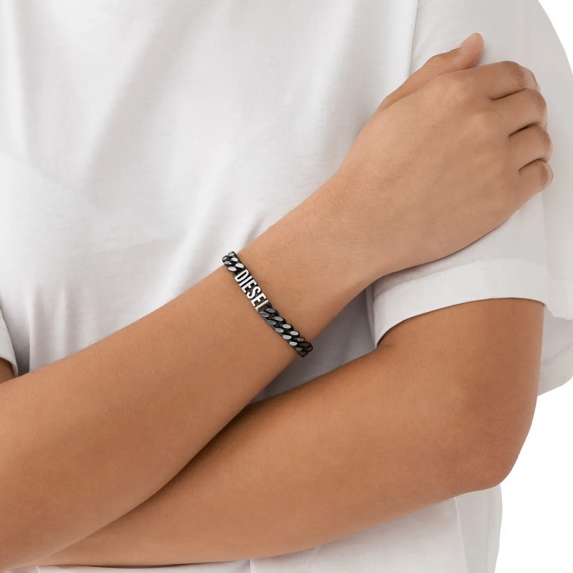 Bracelet Homme Diesel DX1386040 - Acier Argenté Diesel Bijoux - Bijoux Homme sur MenCorner