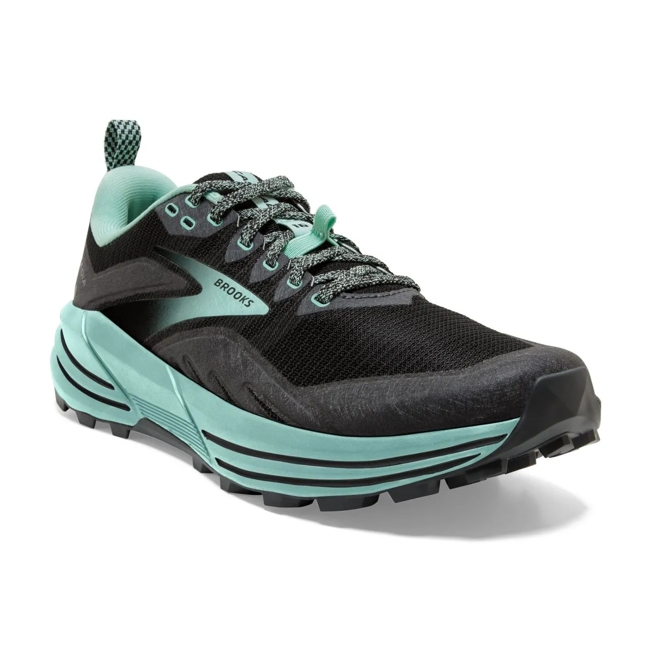 BROOKS CASCADIA 16 NOIRE ET YUCA Chaussures de trail