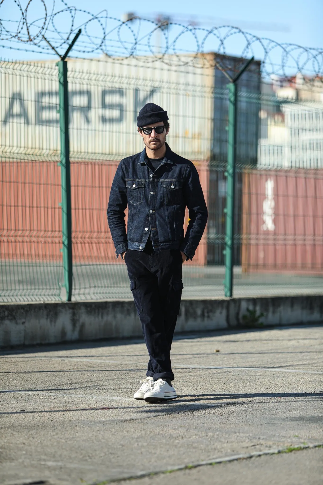 Cargo Pants Velours Marine