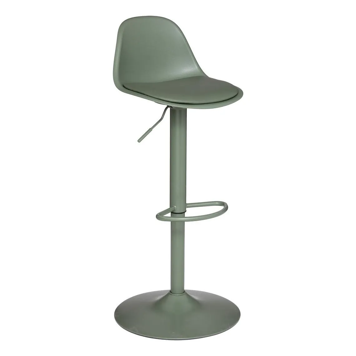 Chaise bar  ajustable Aiko vert kaki en polypropylène | 3 Suisses