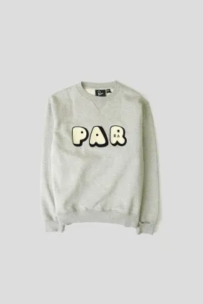 CREWNECK ROUNDED PAR GRIS