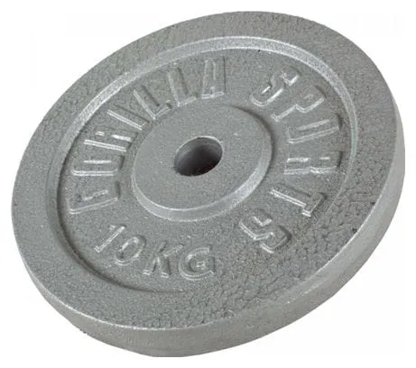 Disques de poids en fonte gris - De 0 5 KG à 30 KG - Poids : 10 KG