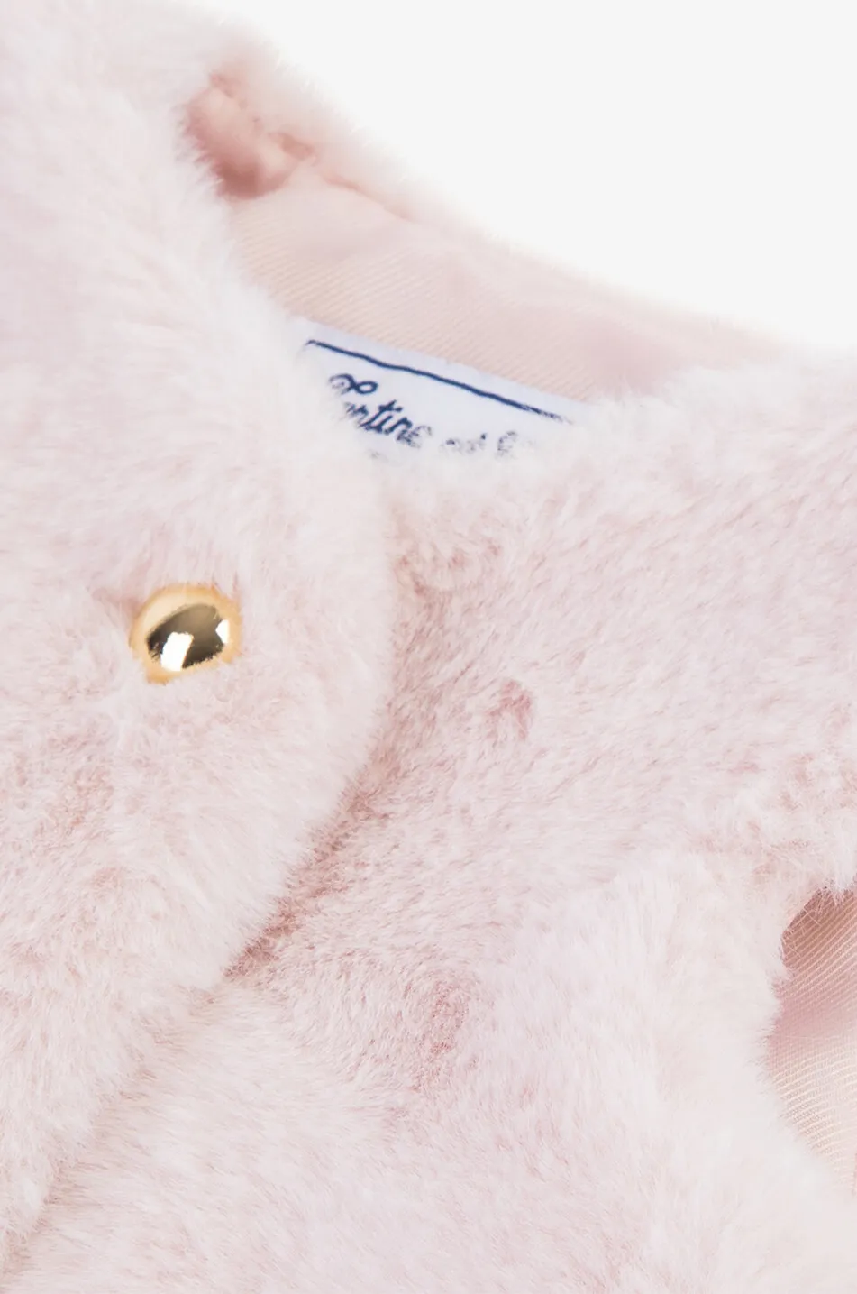 Gilet bébé en peluche