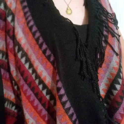 Gilet sans manches motif aztèque