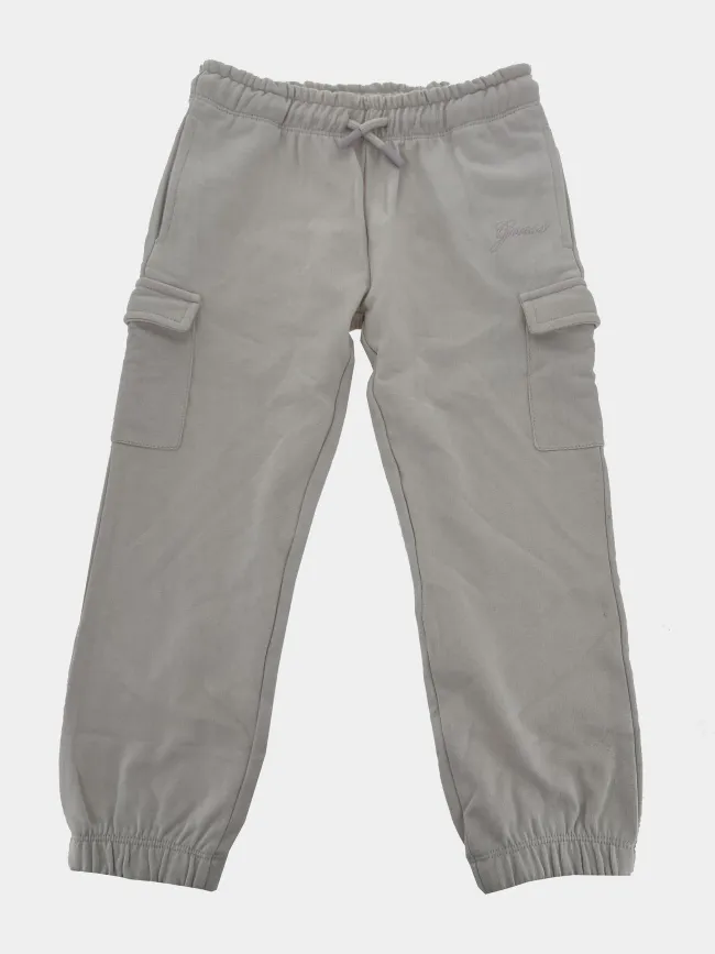 Jogging cargo uni active beige fille - Guess | wimod