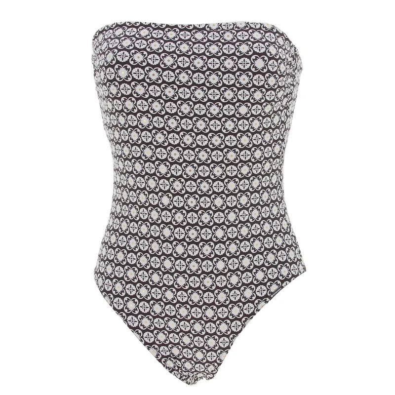 Maillot de bain 2 pièces à pois chloé kaki femme - Grain de Sable | wimod