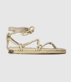 NOMADIC STATE OF MIND Partager  Sandales Vegan Romano Corde Beige  
