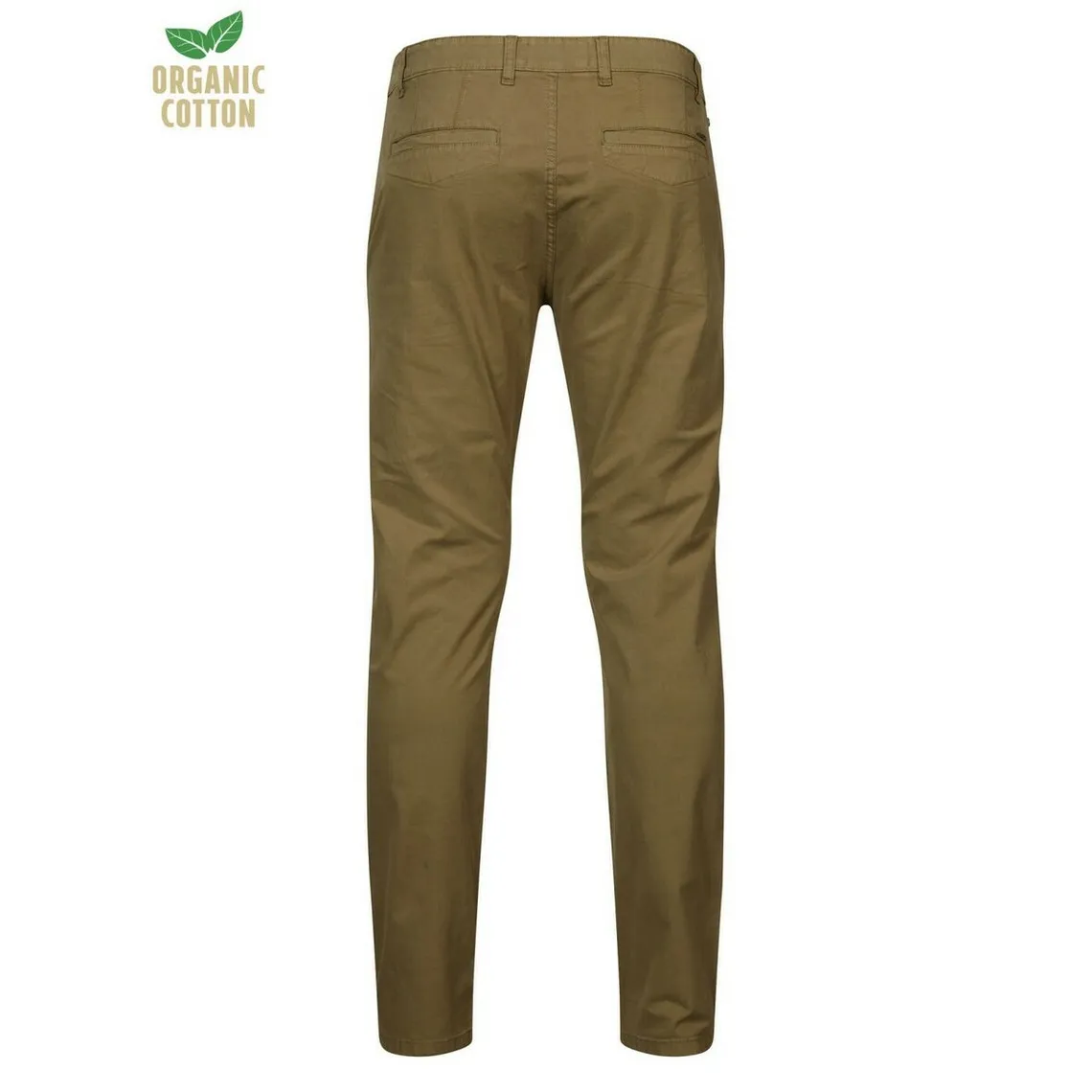 Pantalon chino kaki en coton | 3 Suisses