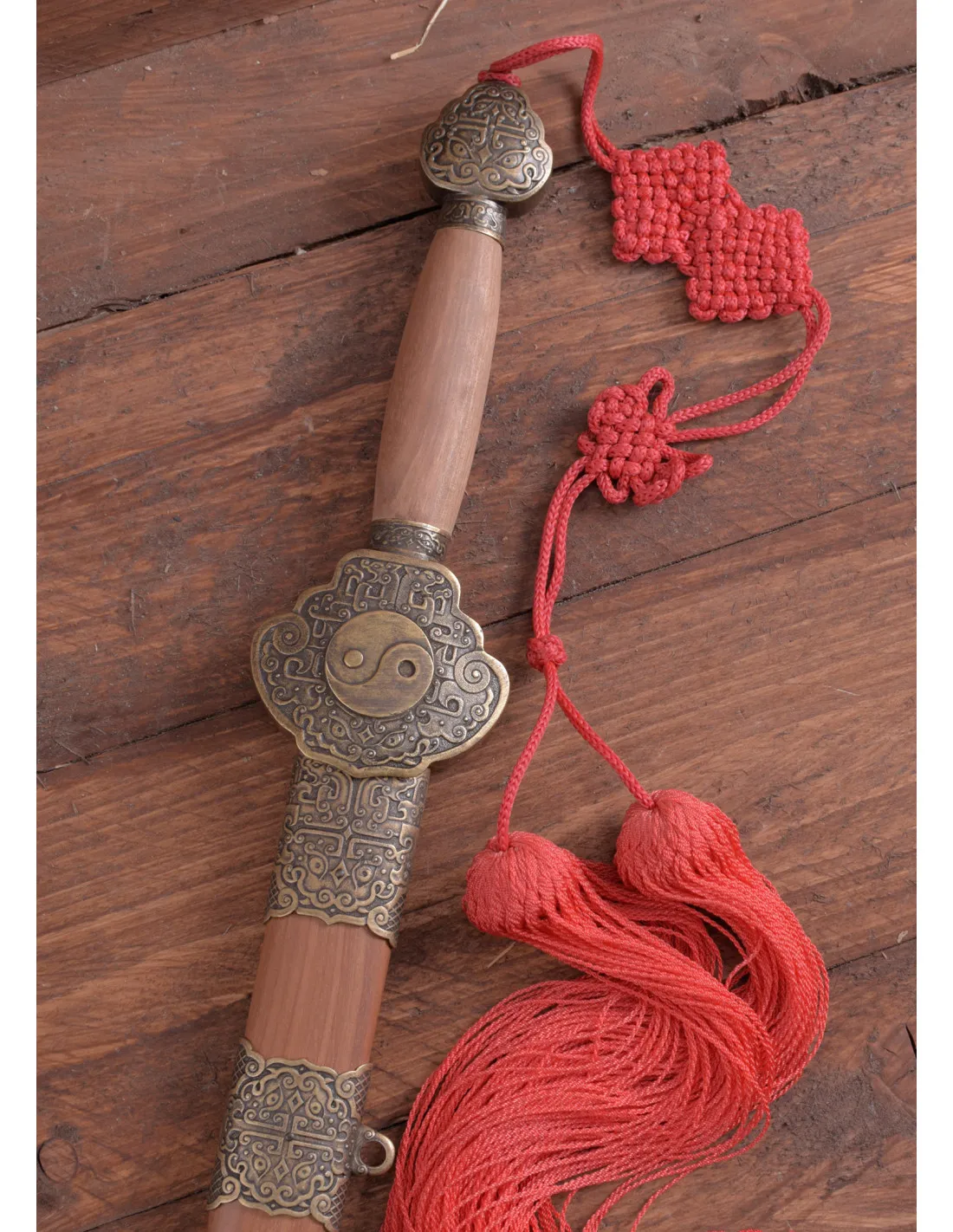 Pompon rouge pour Taichi Sword et Kung Fu ⚔️ Boutique Épées