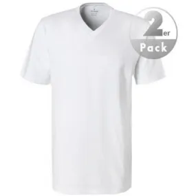RAGMAN TEE SHIRT COL V LOTX2 GRANDE LONGUEUR Blanc