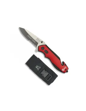 Rasoir de sécurité K25 rouge-noir ⚔️ Boutique Épées