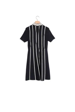 Robe bicolore en maille