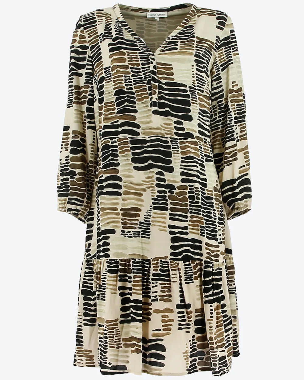 Robe imprimée volants