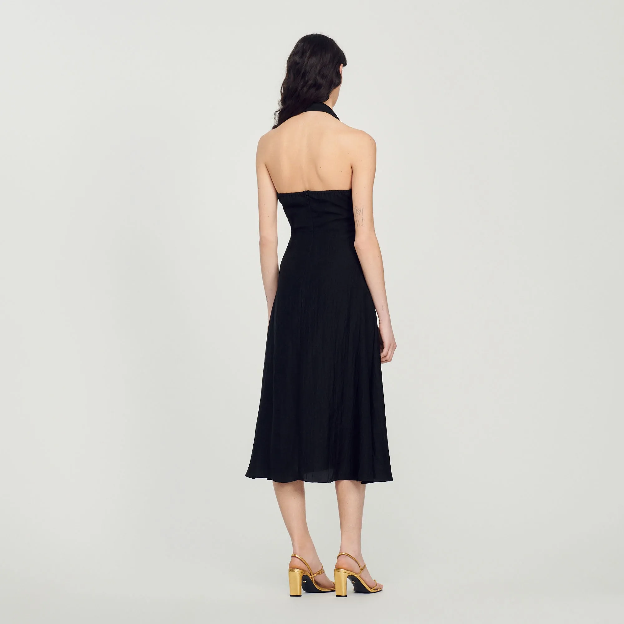 Robe nouée dos nu