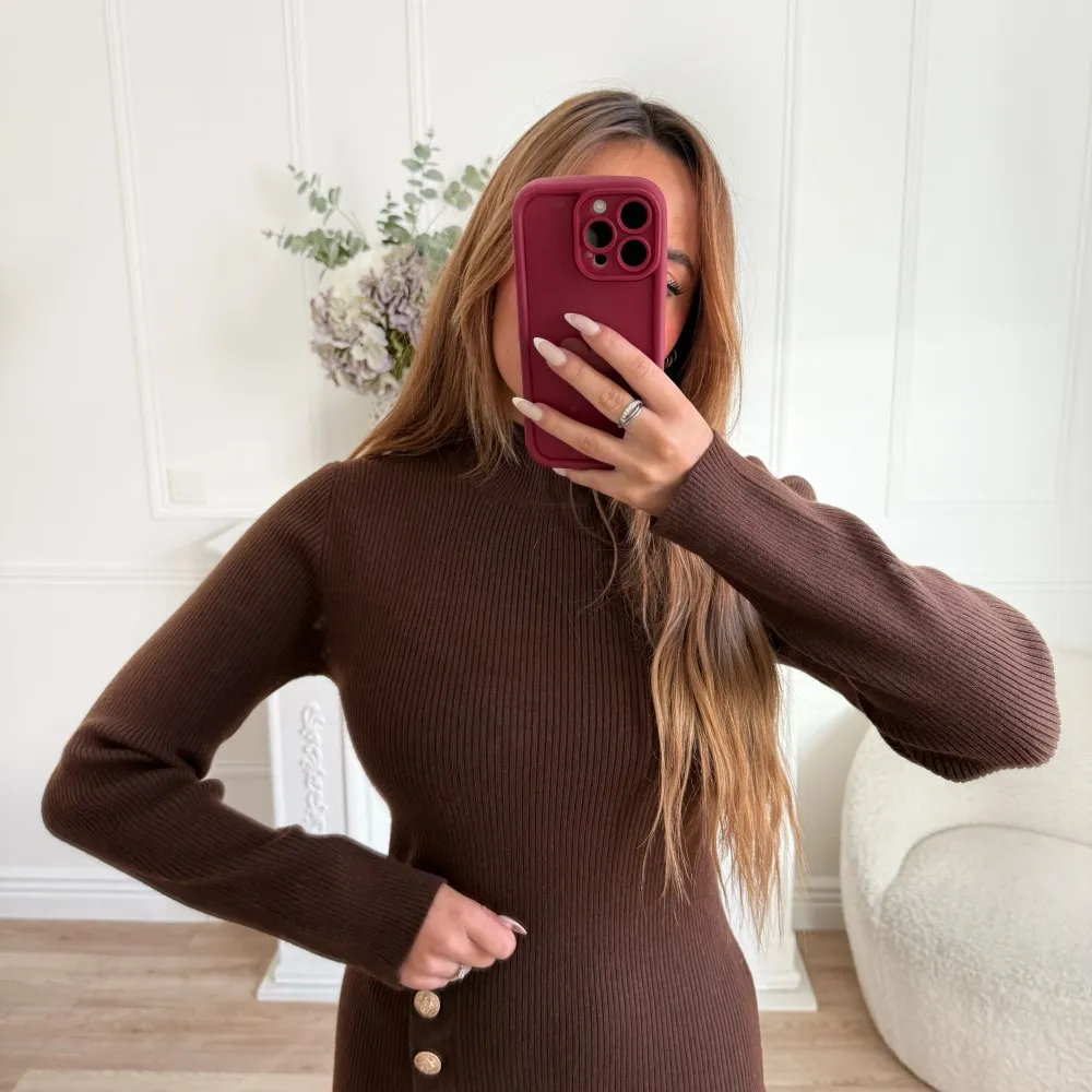 ROBE OFFICIER MAILLE CHOCO