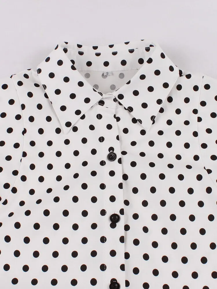 Robe Rétro Vintage té Blanc