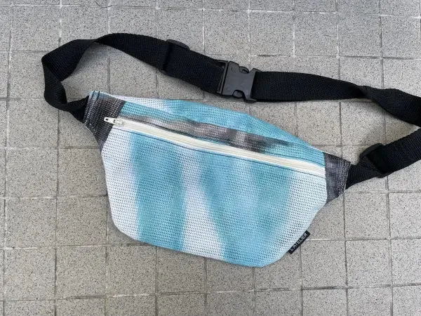 Sac banane franaise en tissu upcyclé