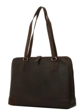 Sac ordinateur The Chesterfield Brand Flint 13 pouces Marron  C48.084101  C48.084101