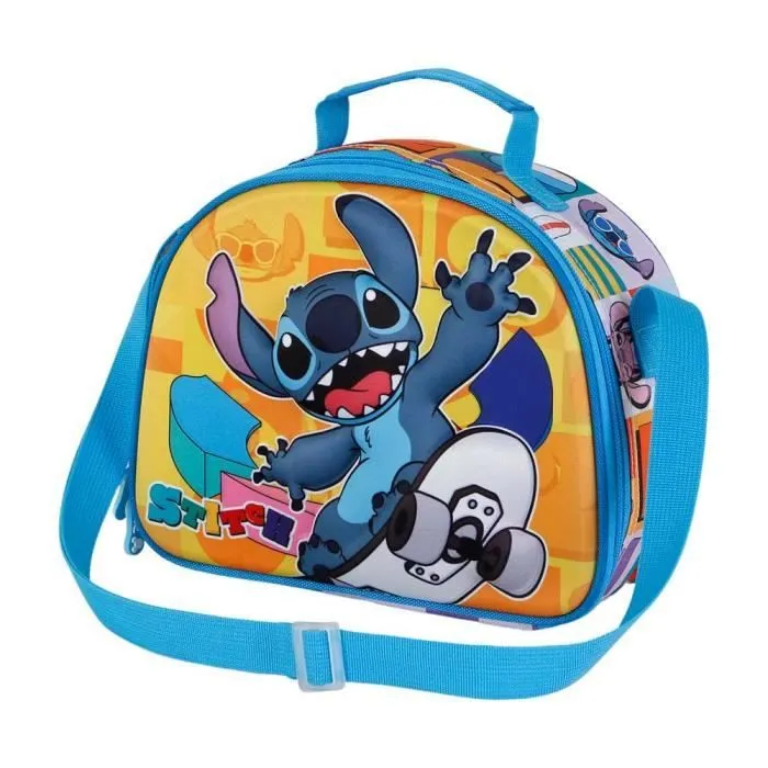 Sac à Goûter 3D - Disney Lilo et Stitch Skater - Jaune