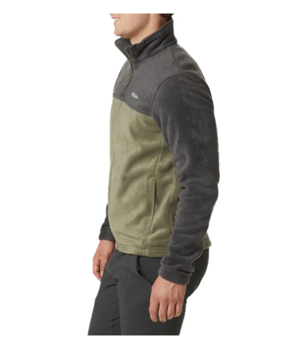 Sweat Columbia avec manches longues et col montant kaki