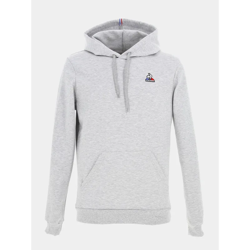 Sweat crew essential gris homme - Le Coq Sportif | wimod