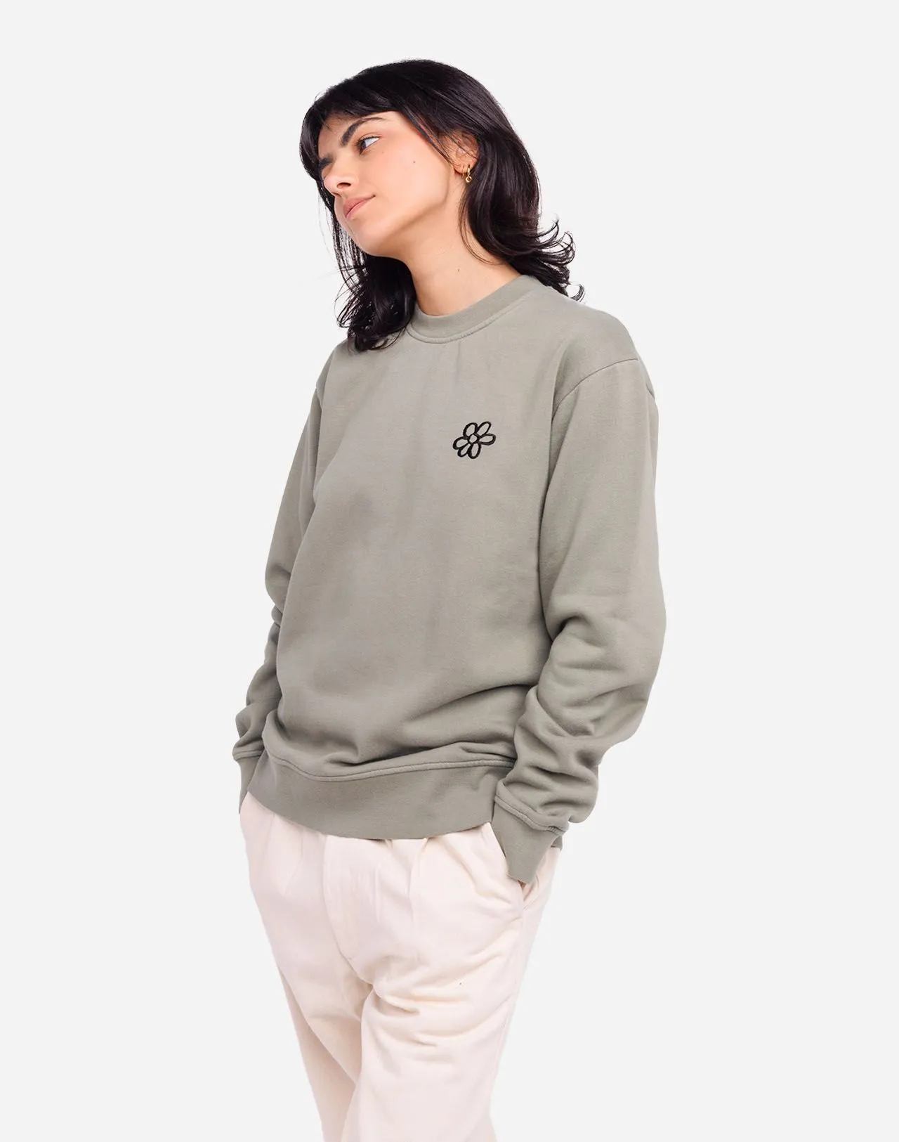 Sweat Mon Cœur Argile Taille XXL Couleurs Argile