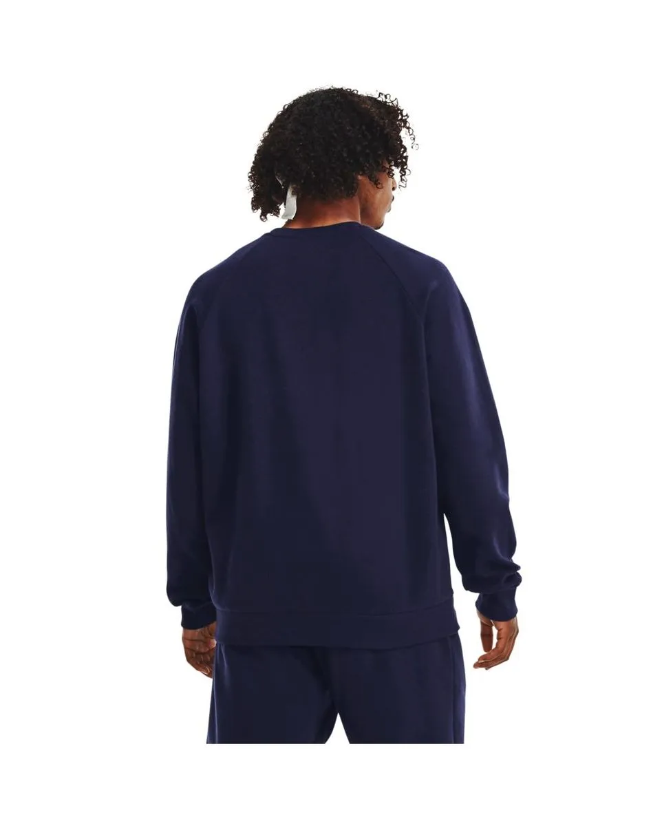 Sweatshirt Homme UA RIVAL FLEECE CREW Bleu