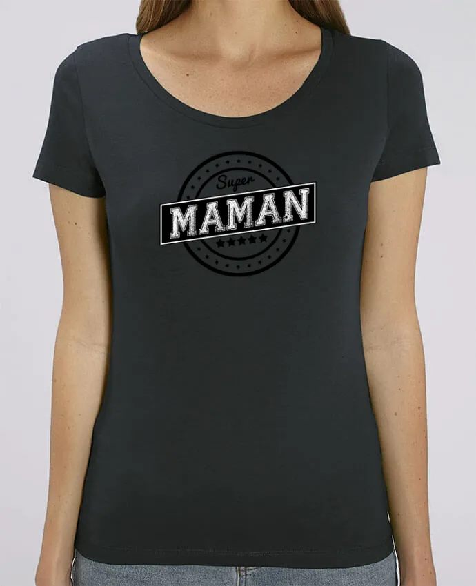 T-shirt Femme Super maman par justsayin