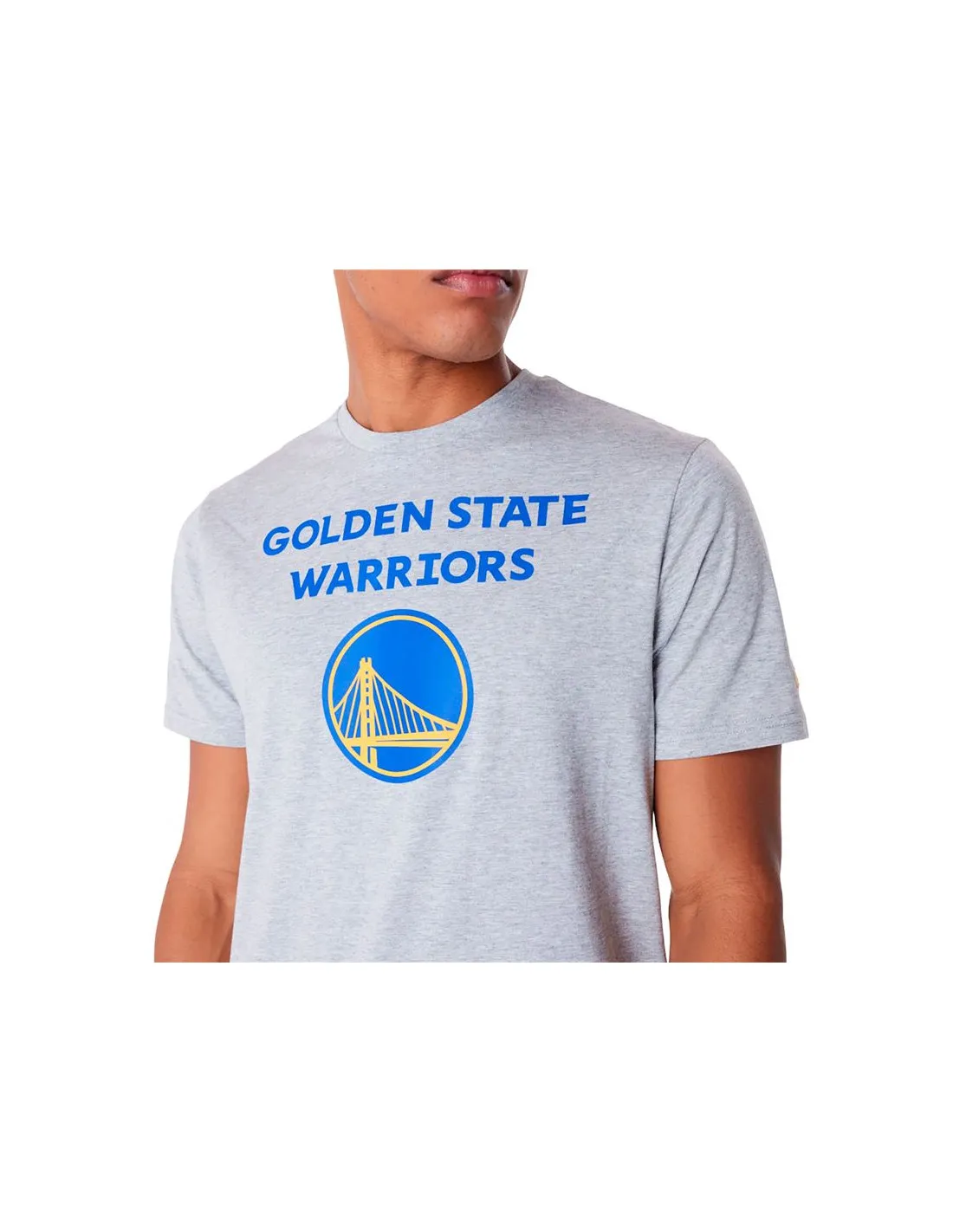 T-shirt New Era NBA Regular Golden State Warriors Gris Homme