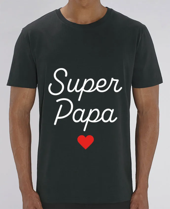 T-Shirt Super Papa par Mademoiselle Polly