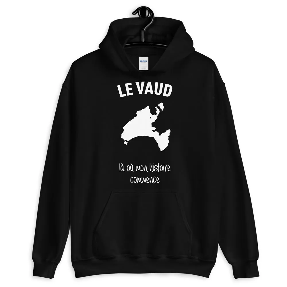 Vaud canton là où mon histoire commence - Sweatshirt à capuche