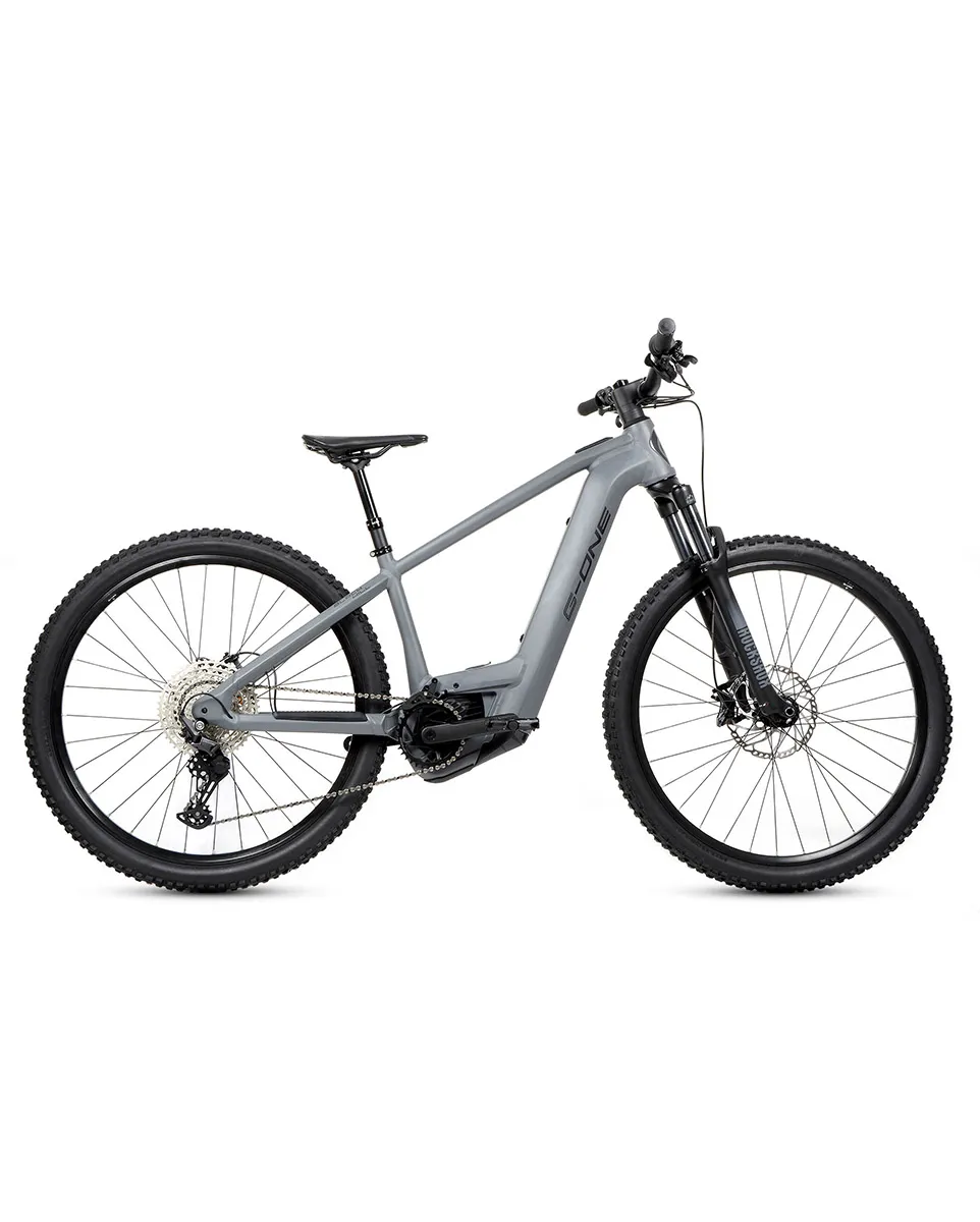 VTT électrique semi rigide Unisexe G-ONE BLACK HILL HT1 625 Wh Gris/Chrome